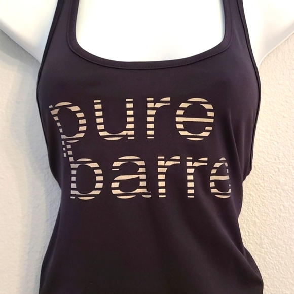 Pure Barre Racerback black tank top - Picture 3 of 6